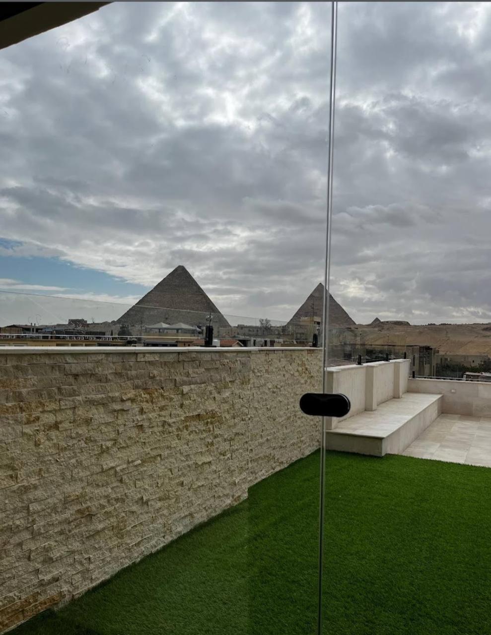 فندق Aziz Egypt Pyramids View Kafret el-Gabal المظهر الخارجي الصورة